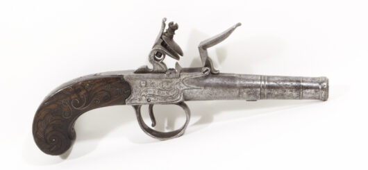 17128 - Steinschlosstaschenpistole England um 1750