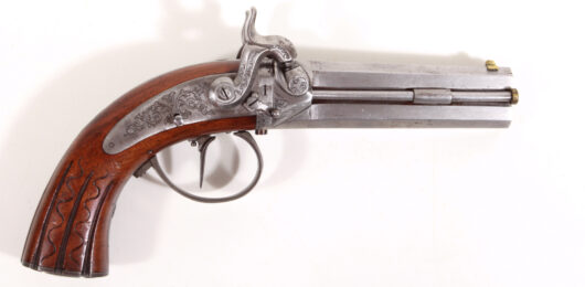 17493 - Feine kleine Perkussionpistole Kuchenreuter