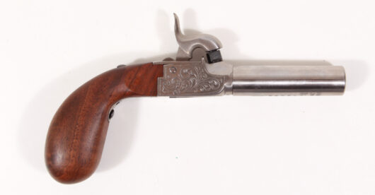 17956 - Perkussionstaschenpistole Liegie Luxus Derringer Pedersoli