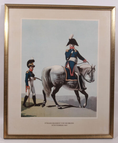 50012 - Druck: „Füsilier-Regiment von Neubronn, Württemberg 1809“
