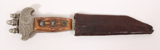 15762 - Jagd- bzw.  Fuhrmannsmesser süddeutsch ca. 183