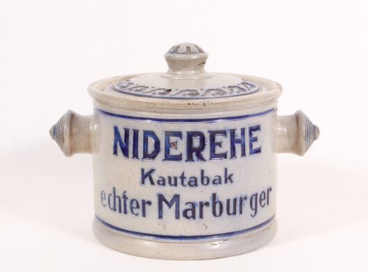 18111 - Steinzeugtopf für Kautabak, Marburg, 2.Hälfte 19.Jhdt