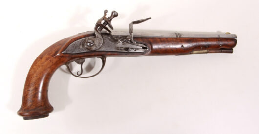 17652 - Steinschlosspistole, deutsch um 1780